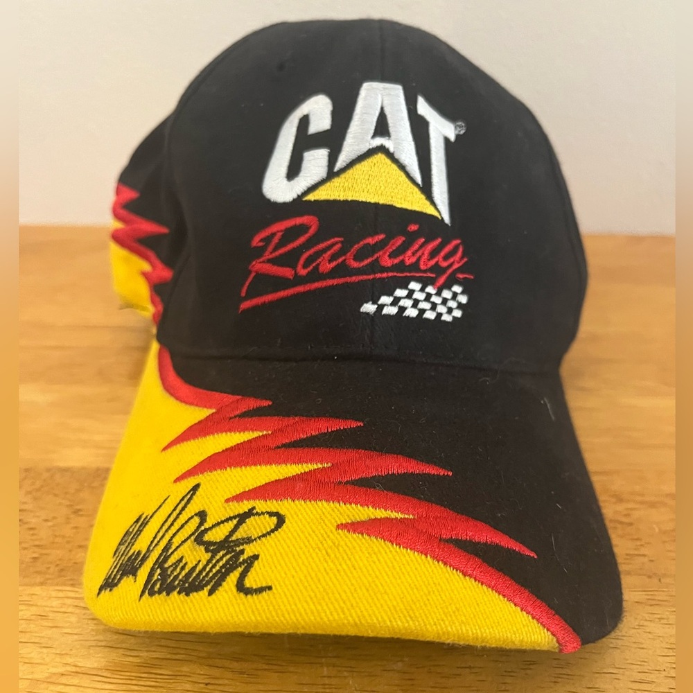 Vintage Ward Burton Caterpillar Racing Hat